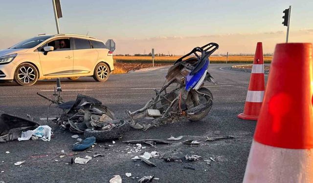 Kamyon ile elektrikli bisiklet çarpıştı: 2 yaralı