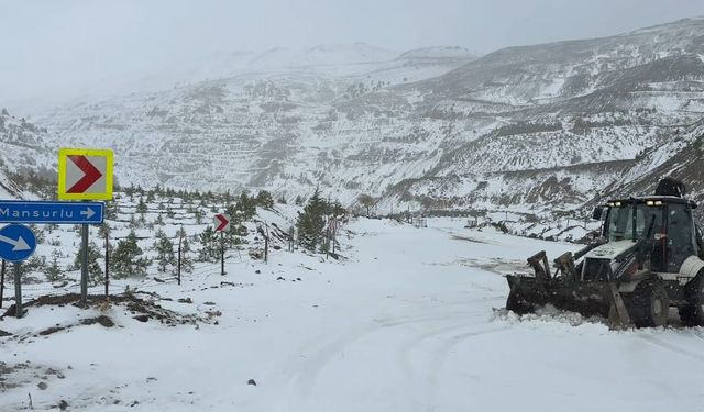 Yüksek kesimlerde kar yağışı etkili oldu