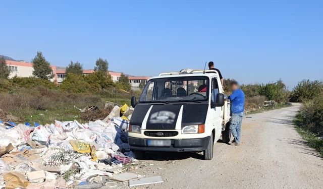 Kaçak moloz dökümüne 47 bin TL ceza