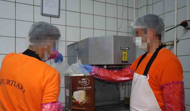 Hükümlüler hem meslek ediniyor hem üreterek ekonomiye katkı sağlıyor