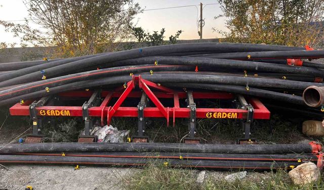 Jandarma çalınan tarım aletlerini buldu, şüpheli tutuklandı