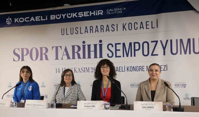 Kadın sporcular sempozyumda yaşadıkları zorlukları anlattı