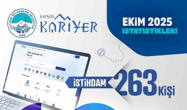 Kariyer Merkezi; 263 kişinin istihdamına aracı oldu