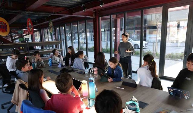 Çocuklar animasyonun temellerini öğrendi