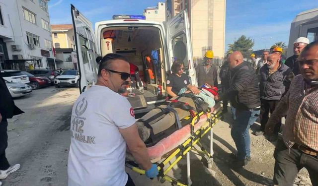 Özel hastane inşaatında iş kazası: 1 yaralı