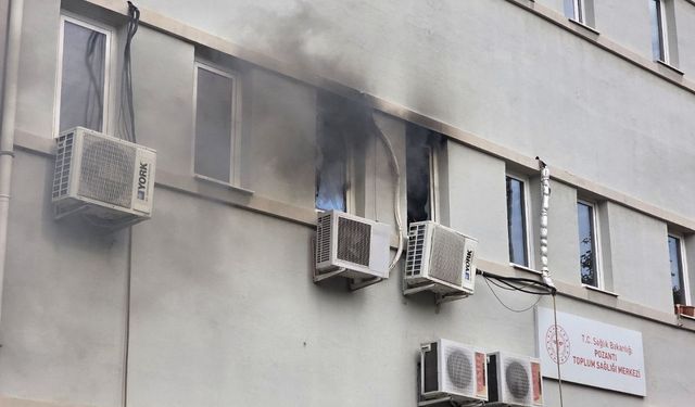 Pozantı Aile Sağlığı Merkezi'nde yangın