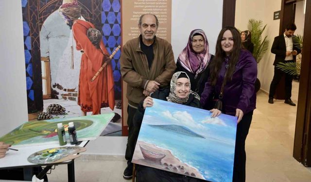 Ressam Neriman Oyman'dan Esenyurt'ta ilham veren buluşma