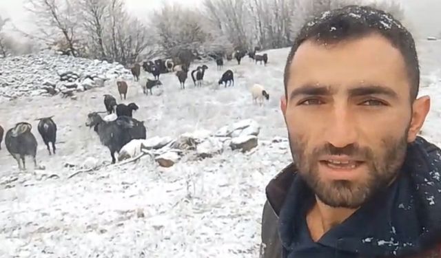 Çoban karlar altında türkü söyledi