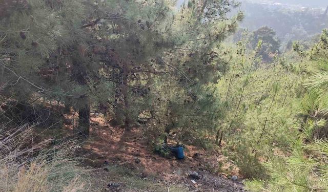 Uçurumdan yuvarlanan motosikletteki 2 kişi yaralandı