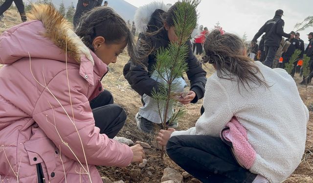 Niğde’de 5 bin fidan toprakla buluşturuldu