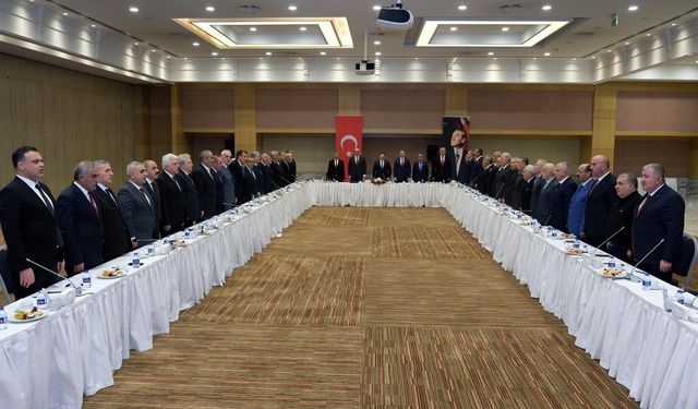 TŞOF Plaka Toplantısına, NESOB Başkanı Alim Yeşil katıldı