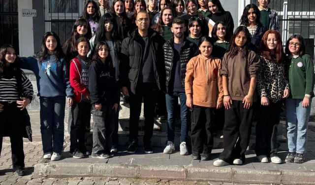 Kiledere Köyü’nde öğrencilere gönüllü kuaför desteği