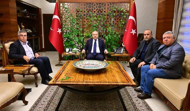 Nevşehir Valisi Fidan, Kiledere heyetini kabul etti