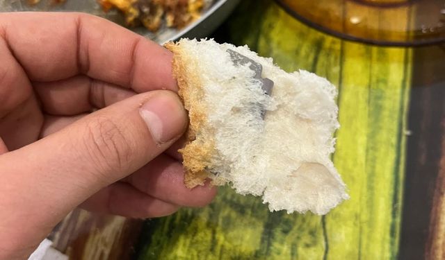 Ekmeğin içinden jilet çıktı