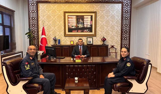 Niğde’nin ilk kadın ilçe jandarma komutanı göreve başladı