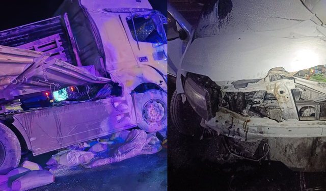 Niğde’de feci kaza, otomobil TIR’a çarptı: 1 ölü