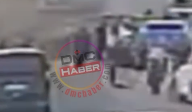 Bor’daki kaza güvenlik kamerasına yansıdı