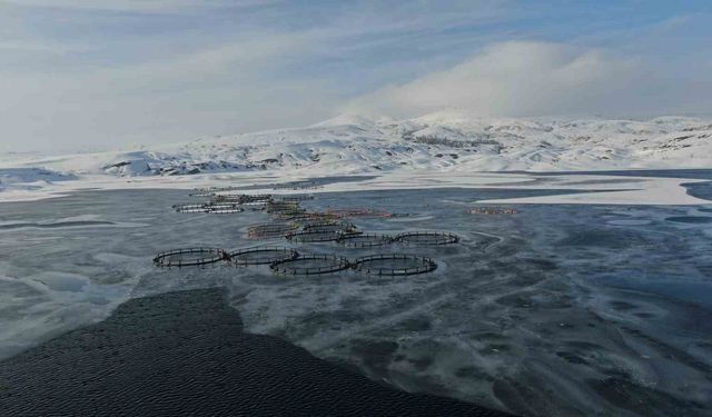 İlçe adeta dondu, termometreler -19.4'ü gösterdi
