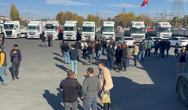 Bor’da TIR şoförlerinin eylemi 1 haftadır sürüyor!