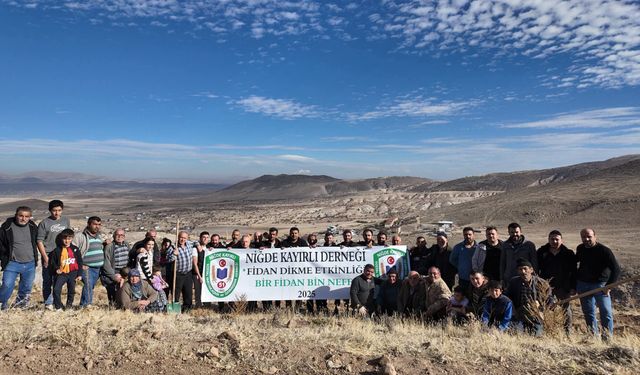 Kayırlı’da 2 bin fidan toprakla buluştu