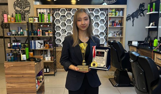 Niğde'de alışılmışı değiştiren kadın berber!