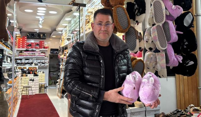 Niğde’de panduflar kışın favorisi oldu