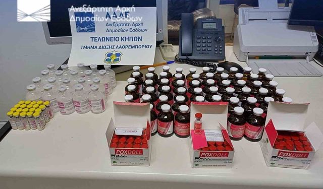 Yakıt deposuna gizlenen 8 bin çiçek aşısı yakalandı