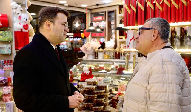 Vali Akmeşe’den esnafa ziyaret