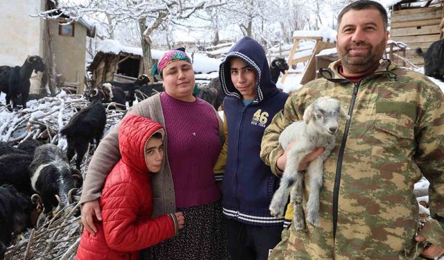 Kırsalda hayvancılıkla uğraşan kadın besicinin zorlu mesaisi