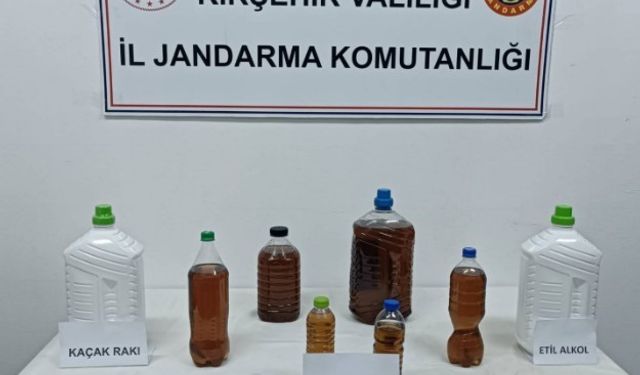 Sahte içki operasyonu: 20 litre alkol ele geçirildi