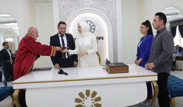 2 bin 638 çift dünya evine girdi