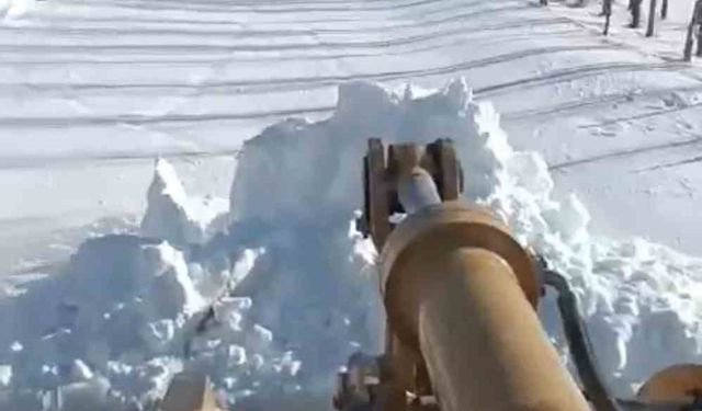 Köy yolları için zorlu mücadele