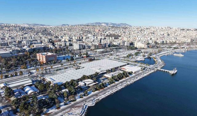 Kar manzaraları havadan görüntülendi