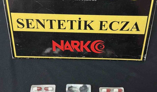 Üzerinden 36 adet u*yuşturucu hap çıkan şüpheli gözaltına alındı
