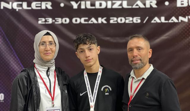 Niğdeli sporcu Alanya’da dereceyle döndü