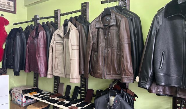 Niğde’de orijinal deri ürünlere ilgi sürüyor