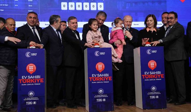 'Yüzyılın Konut Projesi'nin kuraları çekildi