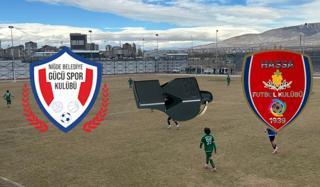 Niğde Belediye Gücü deplasmanda Hassa 1939 ile karşılaşacak