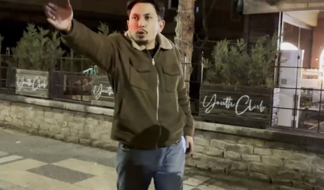 Polise zor anlar yaşattı, gazeteciyi görünce 'Çekin beni' dedi