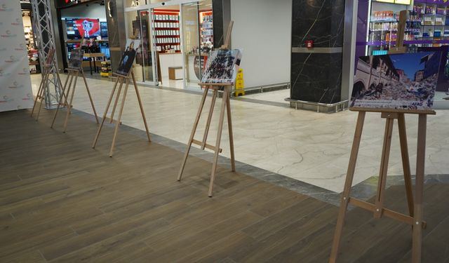 Niğde Tema Park AVM’de 6 Şubat’ın izleri fotoğraflarla anlatılıyor