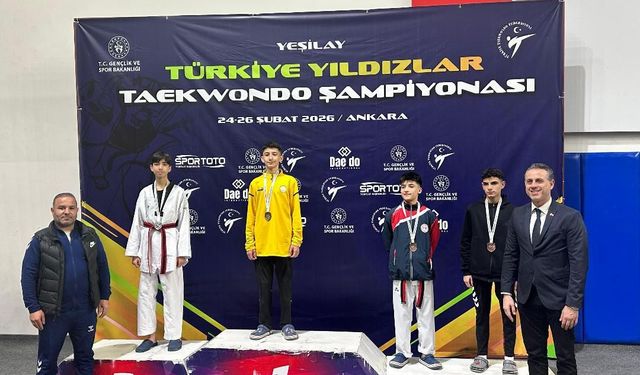 Niğdeli sporcu Ulusoy Türkiye ikincisi oldu