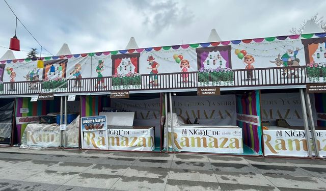 Niğde’de Ramazan Sokağı soğuk havaya takıldı