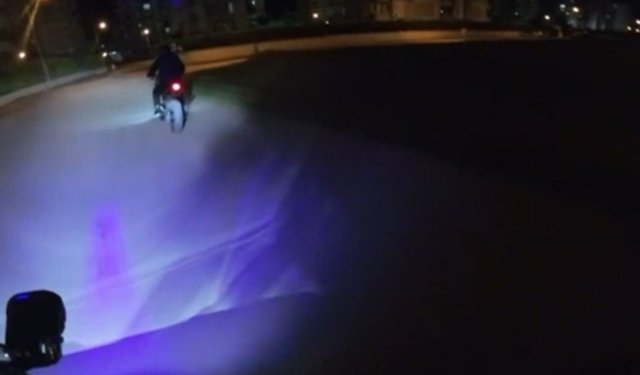 Dur ihtarına uymayan motosiklet sürücüsüne 497 bin TL ceza