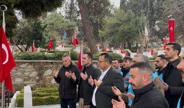 Bayram öncesinde şehitler unutulmadı