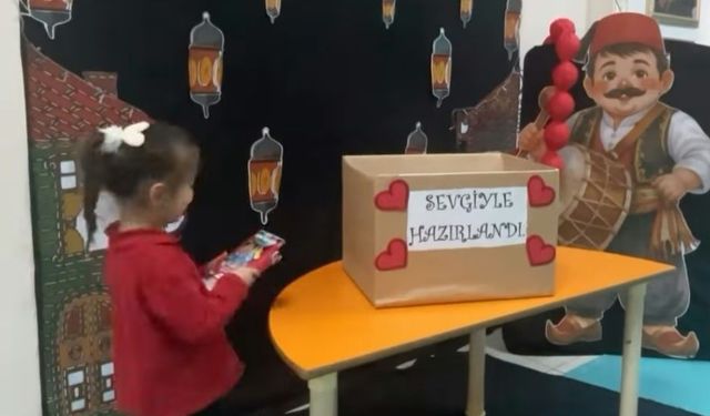 Minik öğrencilerden anlamlı dayanışma