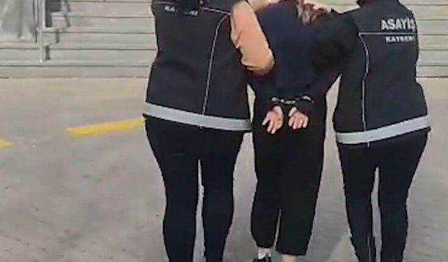 30 yıl 9 ay kesinleşmiş hapis cezası olan kadın hükümlü yakalandı