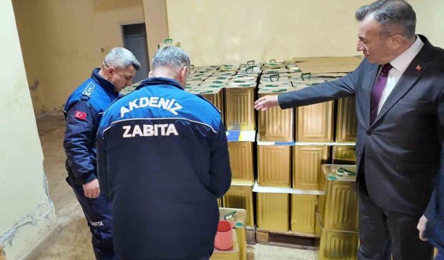 4,5 ton sahte zeytinyağı ele geçirildi