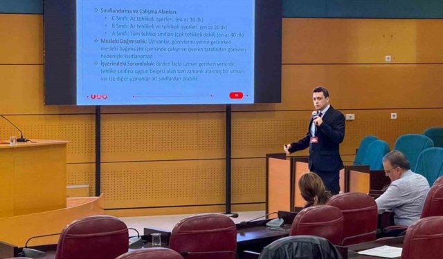 İş sağlığı ve güvenliği sempozyumu düzenlendi