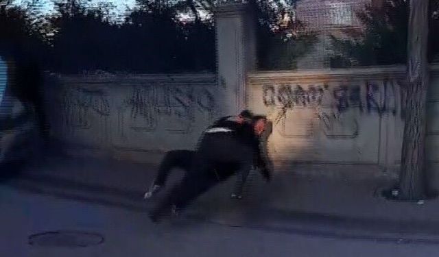 Trafik tartışmasında yumruklar konuştu