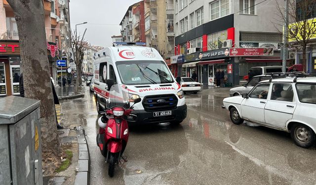 Niğde’de yağmur kazaya davetiye çıkardı